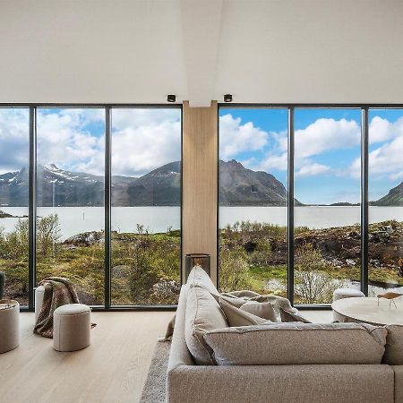 New! Luxury Cabin In Beautiful Lofoten Kleppstad Exterior photo