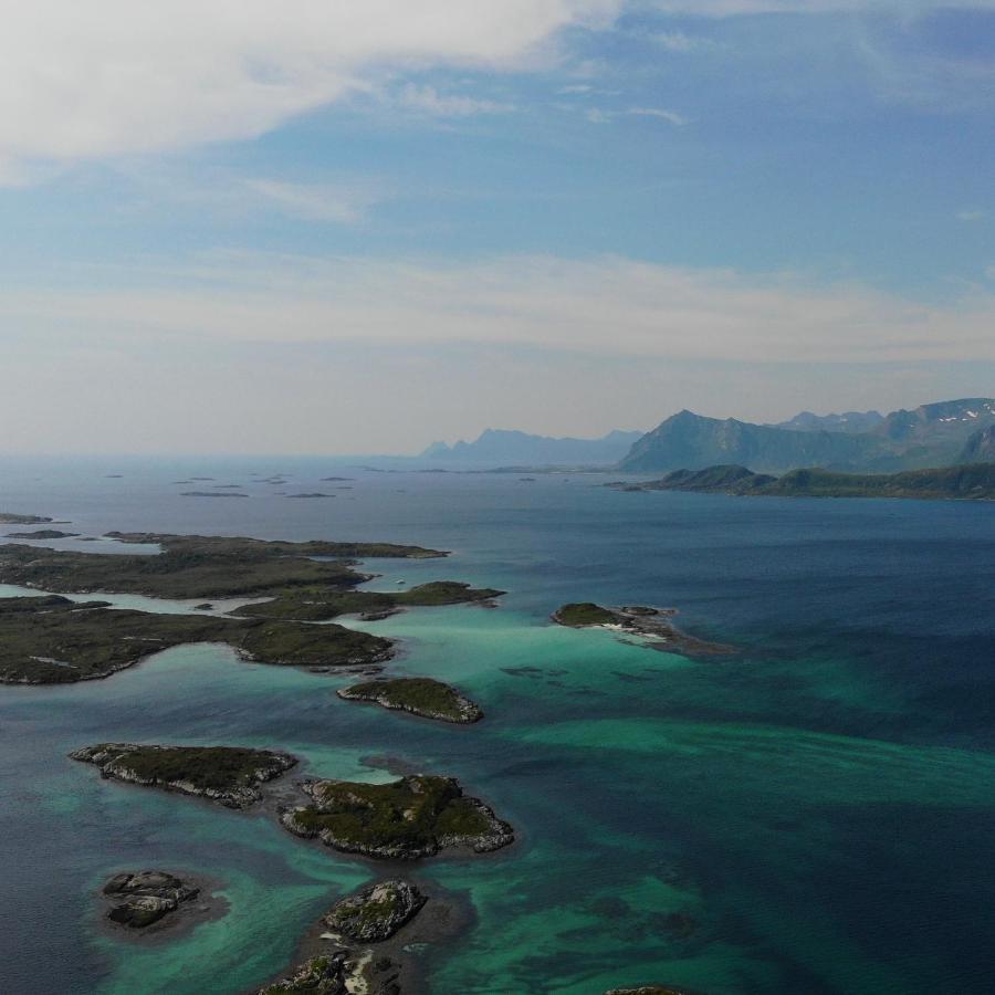 New! Luxury Cabin In Beautiful Lofoten Kleppstad Exterior photo